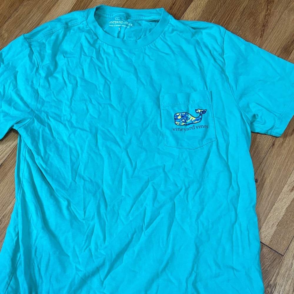 Vineyard Vines Men's Teal Short Sleeve Tee